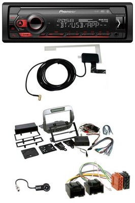Pioneer DAB USB MP3 Bluetooth Autoradio für Chevrolet Camaro 2010-2015 silber