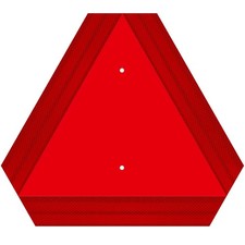 14" x 16" Rust Free Aluminum Slow Moving Vehicle Triangle Sign 40-mil Thick