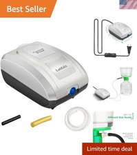 Compact Laboratory Vacuum Pump Kit with Flexible Tubes for Quick Filtration