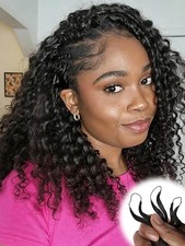 Miracle Knots Feather Crochet Human Hair for Black Women 16 Inch 120g - Pre-sepa