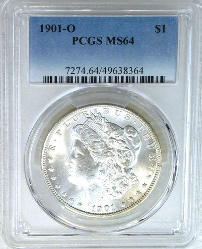 1901 O Morgan Silver Dollar PCGS MS64 Frosty Bright Luster Premium Quality #K482
