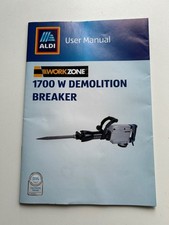 Workzone Demolition Breaker - 240 V, 1700 W, 18.5 kg , Used good condition