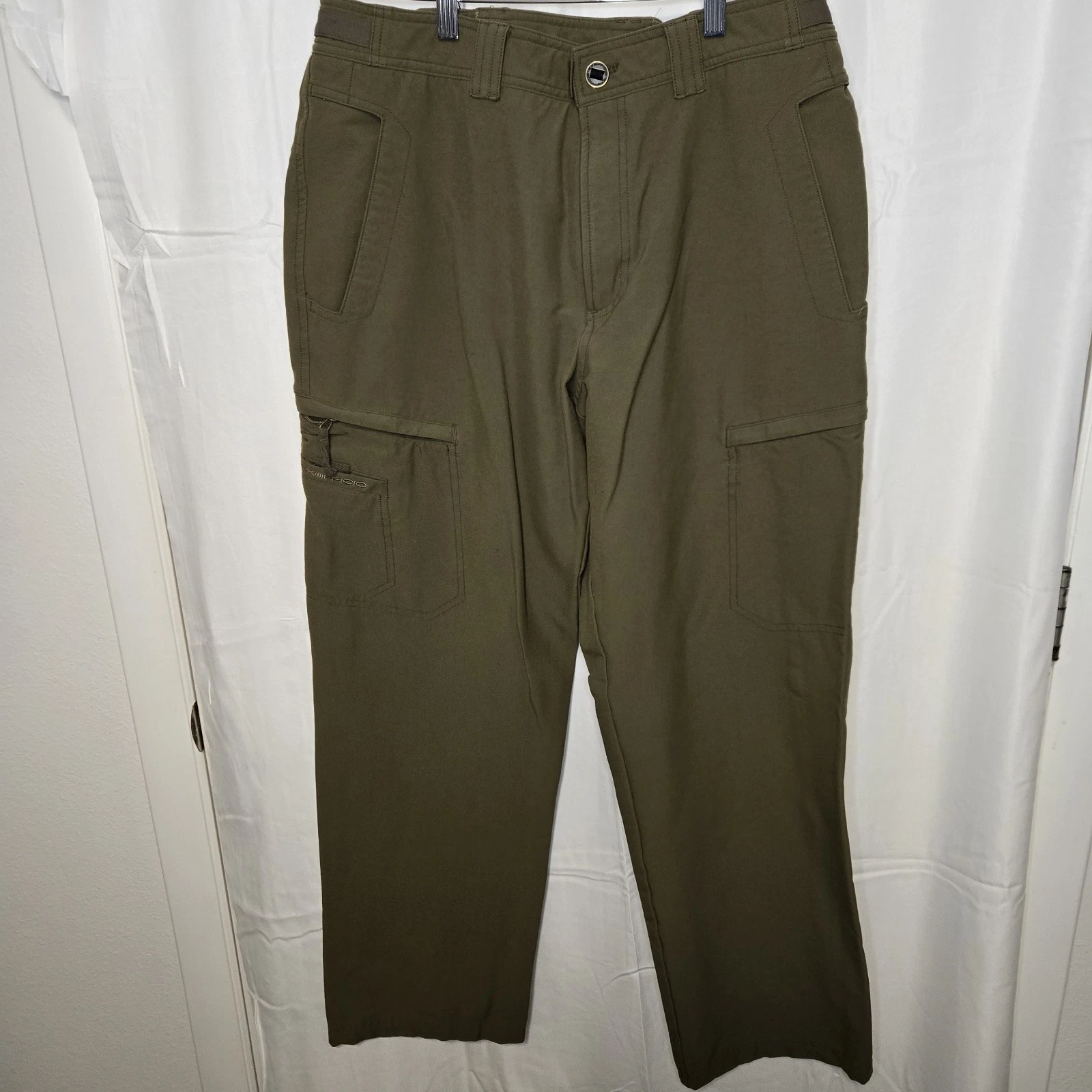 ExOfficio Pants Mens 36 Hiking Outdoors Lightweight Zip Pocket Nylon0280