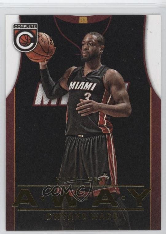 2015-16 Panini Complete Away Dwyane Wade #36 HOF 7rf