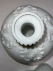 1950s Westmoreland Glossy White Pressed Milk Glass Embossed Barbers  Decanters — photo 9