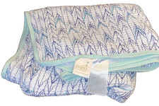 j8 ADEN Padded Muslin Swaddle Crib baby Dream Blanket Comforter Blue Green