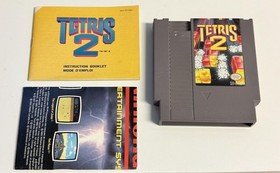 Tetris 2 Nintendo NES Video Game CIB Complete Tested