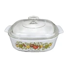 Vtg CorningWare Spice of Life La Marjolaine A-2-B 2Qt Baking Dish with PYREX Lid