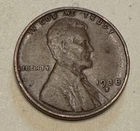 1938 S  LINCOLN WHEAT CENT - U GRADE