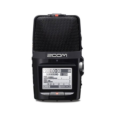 ZOOM H2n Handy Recorder Black USB Mic MS XY Stereo Audio Recorder