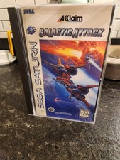 Galactic Attack (Sega Saturn, 1995) TESTED CIB