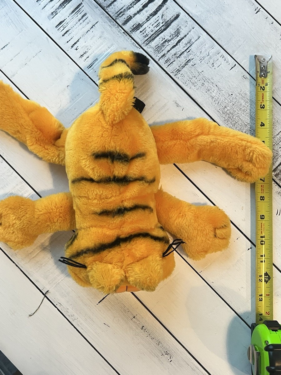 Vintage Garfield Stuffed Animal Plush 1978 Fine Toy Co Paws 9