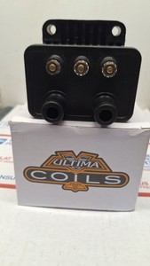 ULTIMA 53-434 HARLEY BIG TWIN HIGH PERFORMANCE Single Fire Ignition Coil 3 Ohm