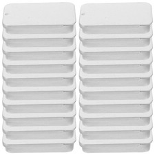 20 Pcs Slide Top Tin Boxes Metal Storage Craft Organizer Small Container