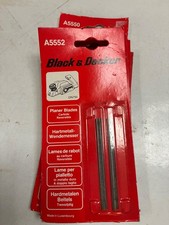 1 x pack black & decker planer blades. A5552, DN750