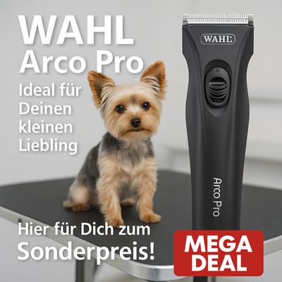  Hunde Schermaschine WAHL / Moser ArcoPro. Ca. 2 Stunden kabellos. 4 Aufsätze!