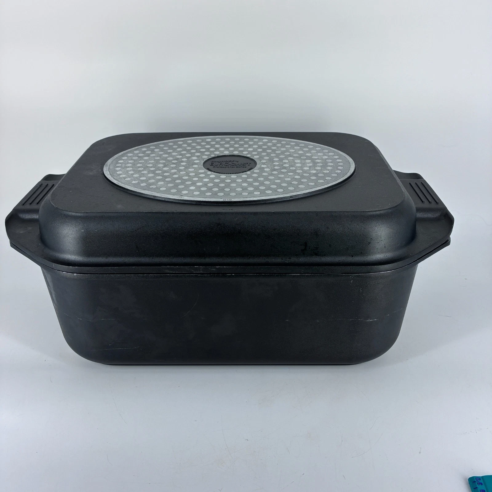 BergHOFF EuroCAST Double Roasting Pan Cast Aluminum Nonstick 9.5 qt