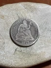 1877-S SEATED LIBERTY DIME - 90% SILVER