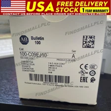New Allen Bradley 100-C09EJ10 /A IEC Contactor, 9A, Late Date 1Yr Wty US