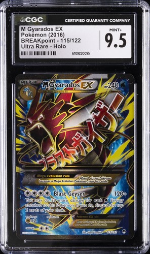 M Gyarados-EX graded CGC 9.5 for sale on eBay