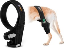 DOG KNEE BRACE - TORN ACL - HIND, REAR LEG - METAL SPRING SUPPORT - SHIPS FREE