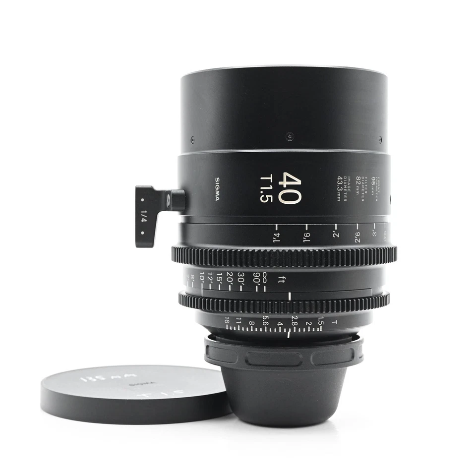 Lente de montaje Sigma Cine 40 mm T1,5 FF alta velocidad Prime PL #231
