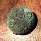 Dug Civil War 💥 🇺🇸 💣 Beautiful Eagle Tin Back Kepi Button