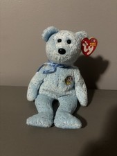 TY Beanie Baby - DECADE the Bear (Light Blue Version) (8.5 inch)