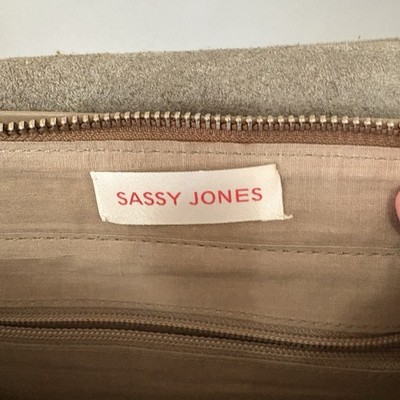 Sassy Jones Yaya Leather Horsehair Backpack EUC (retails 