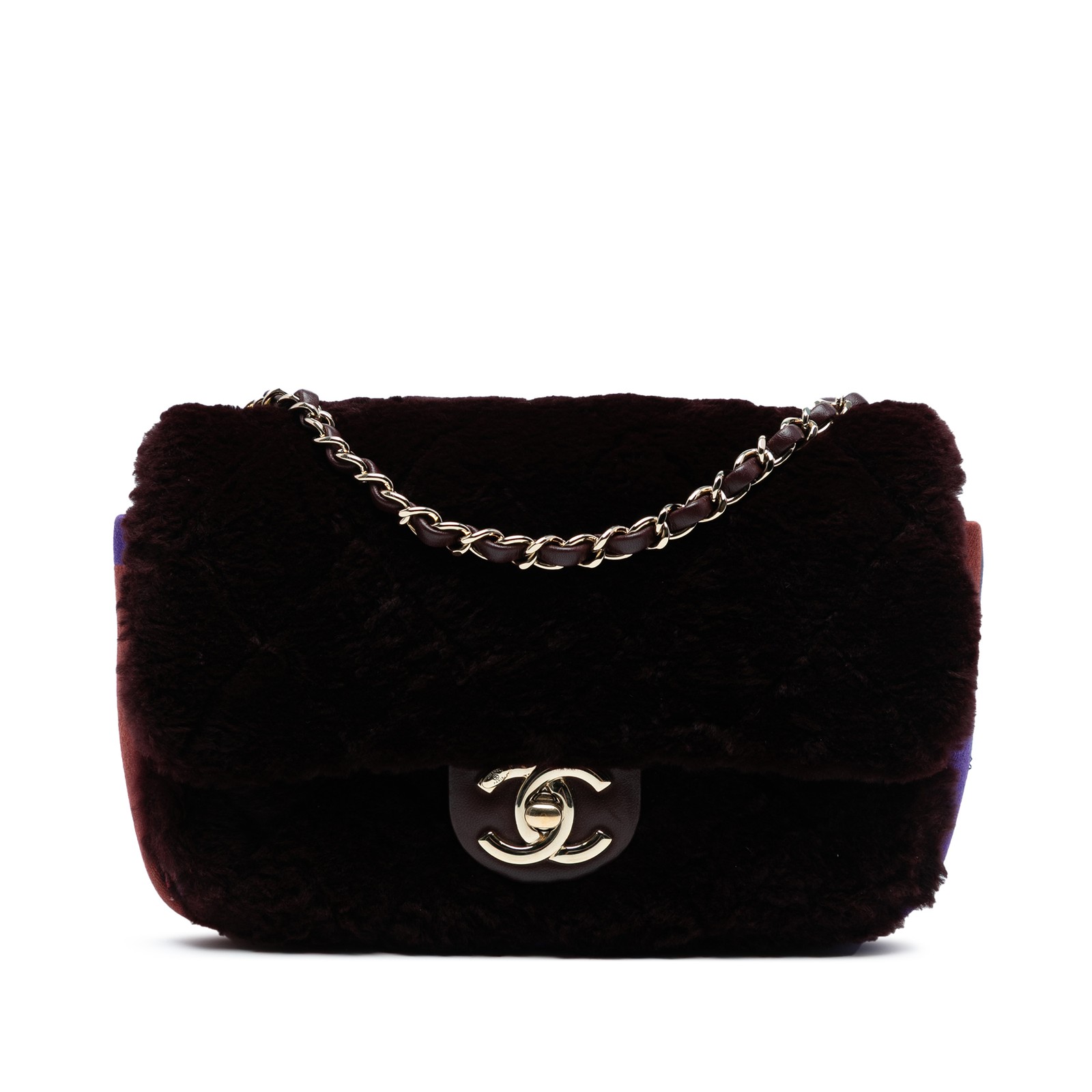 Authenticated Chanel Mini Rectangular CC Quilted … - image 1