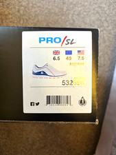 FootJoy Pro/SL Spikeless Waterproof Golf Shoes White/Navy/Red UK 6.5