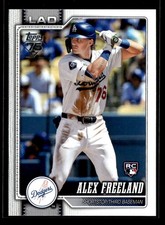 2026 Topps #74 Alex Freeland RC Rookie I119