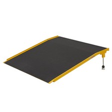 30" L Srebrna sprężyna Aluminium Regulowana solidna rampa progowa