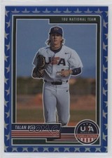 2023 Panini USA Baseball Stars & Stripes Blue Prizm 67/75 Talan Bell #2 0c6