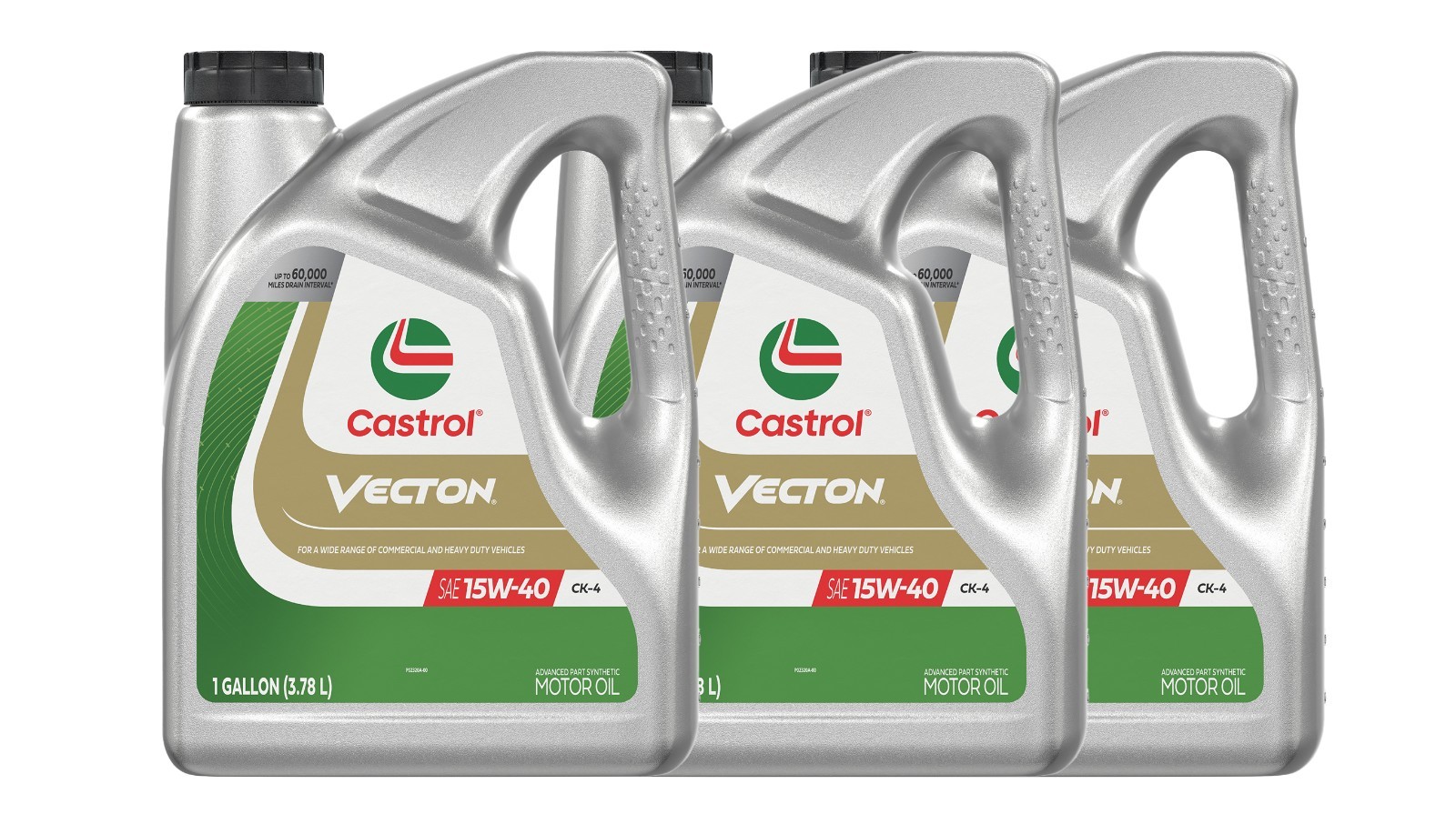 Castrol Vecton 15W-40 CK-4 Synthetic Blend Motor Oil, Case o