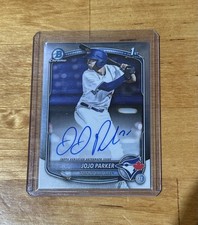 2025 Bowman Draft Chrome Prospects Jojo Parker 1st Auto Blue Jays