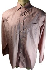 Brooks Brothers Shirt Men's 16 1/2-34 Supima Cotton Red White Stripe Button Up