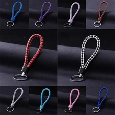 Keychain Faux Leather Car Key Chain Braided Fashion Simplicity Strap Keyring