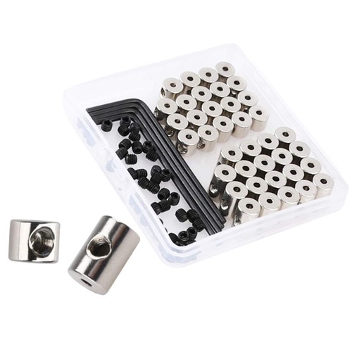 Metal Keepers Screw Wrench Cap Pin Backs Locking Clasp Accessory Lapel - Picture 5 of 11