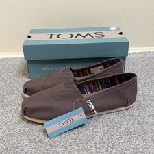 Women s Toms Alpargata Size 6.5 Ash Canvas Shoes New In Box