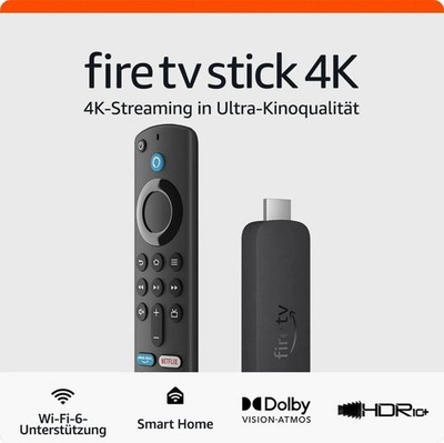 Amazon Fire TV Stick 4K, 8 GB, Wi-Fi 6 Neu