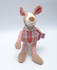 SIGIKID Bene Edition Hund rot kariert Frottee Schlenker 27 cm Spieluhr
