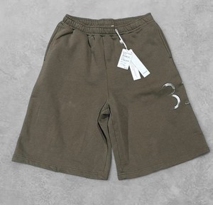 Elwood Men's Brown Solid Fleece Shorts Elastic Waist Logo Pockets Size M