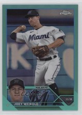 2023 Topps Chrome Update Aqua Refractor 122/199 Joey Wendle #USC75 15wb