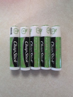 LIMITED EDITION Five Chapstick SPICED APPLE CRUMBLE Lip Balm Lot Of 5 New