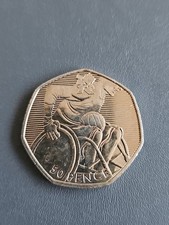 GB 2011 Fifty Pence Coin - Olympics Wheelchair Rugby 50p