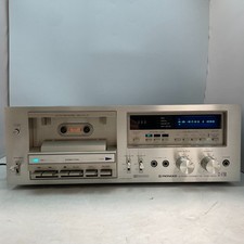 Pioneer CT-F750 Stereo Cassette Deck TESTED POWERS ON FOR PARTS/REPAIR