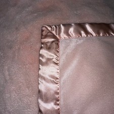 Target Cloud Island Pink Plush Luxe Blanket Security Lovey Satin Trim 30x39  