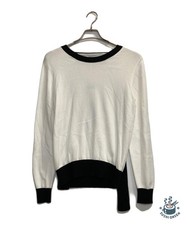 BED J.W. FORD Two-tone knit hoodie Size: 1 Black x white Men 22SS-B-KT01