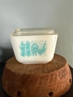 Vintage Pyrex Blue Amish Butterprint refirgerator dish & lid